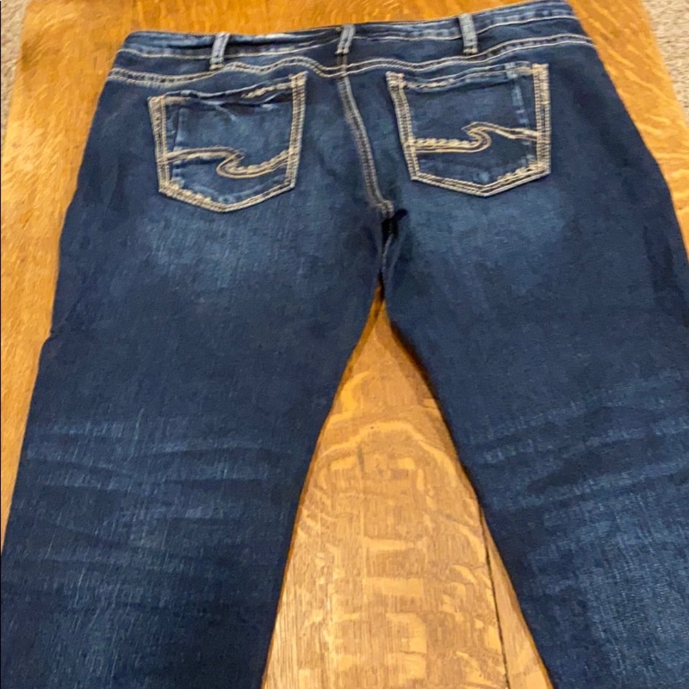 Silver jeans